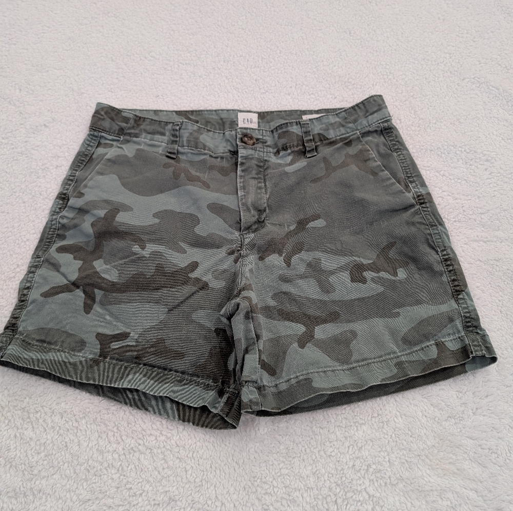 Camo Print Shorts